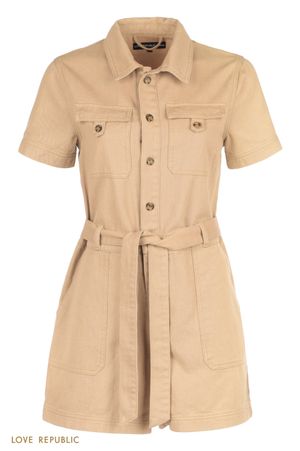 Полукомбинезон джинсовый женский