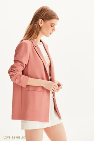 

Oversize жакет с подплечниками