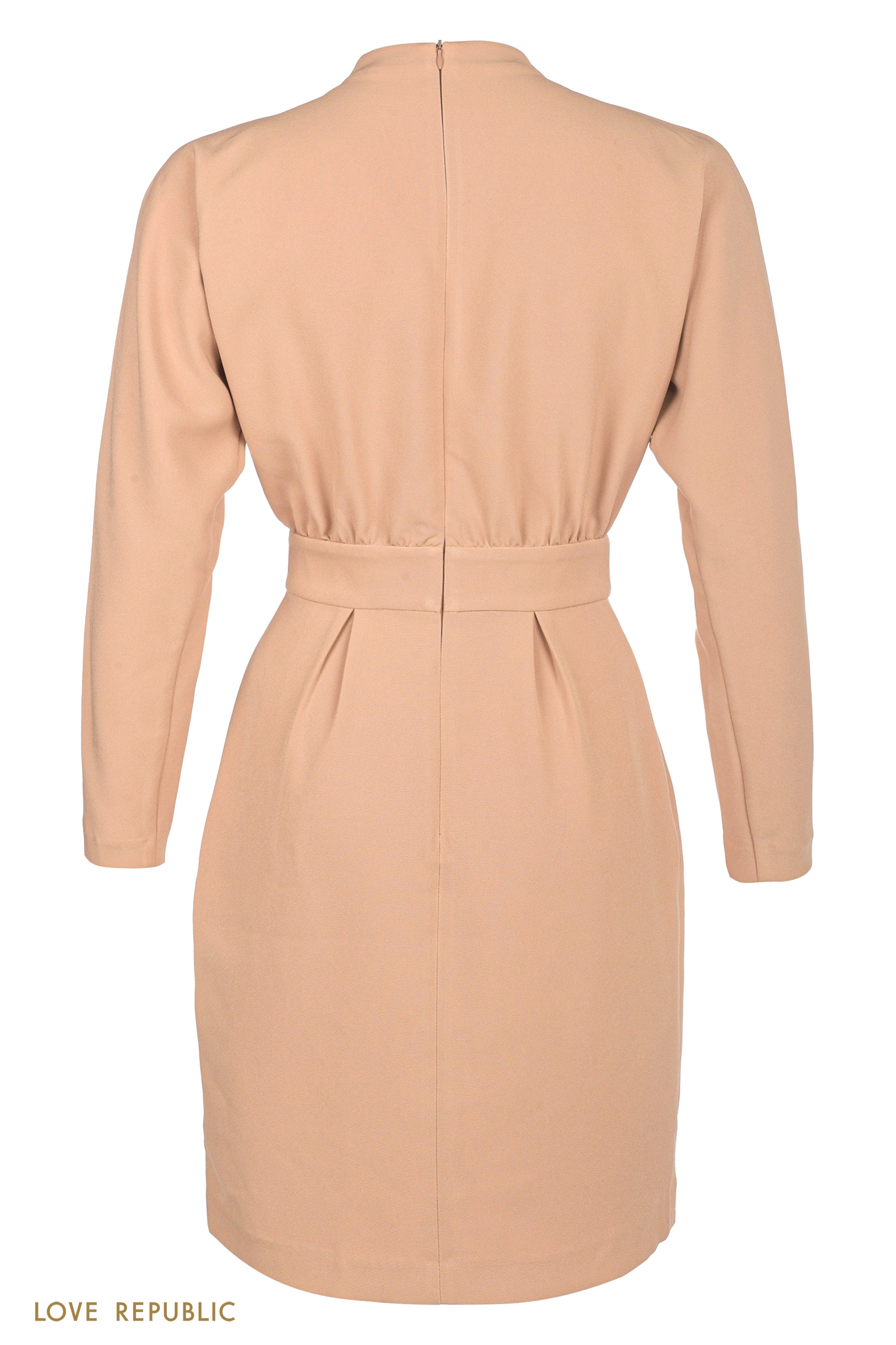 Платье с акцентными молниями на лифе 0450211524-62