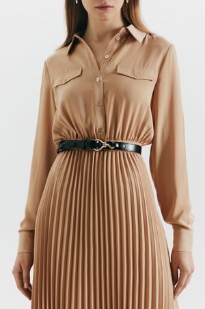 

Узкий ремень с застежкой-крючком