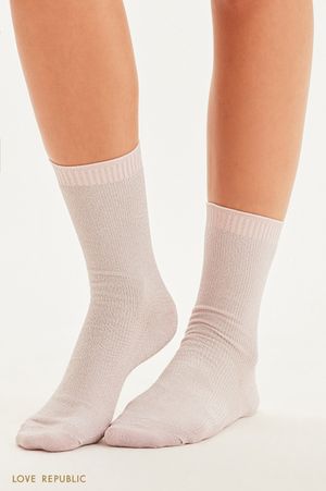 

Носки с люрексом