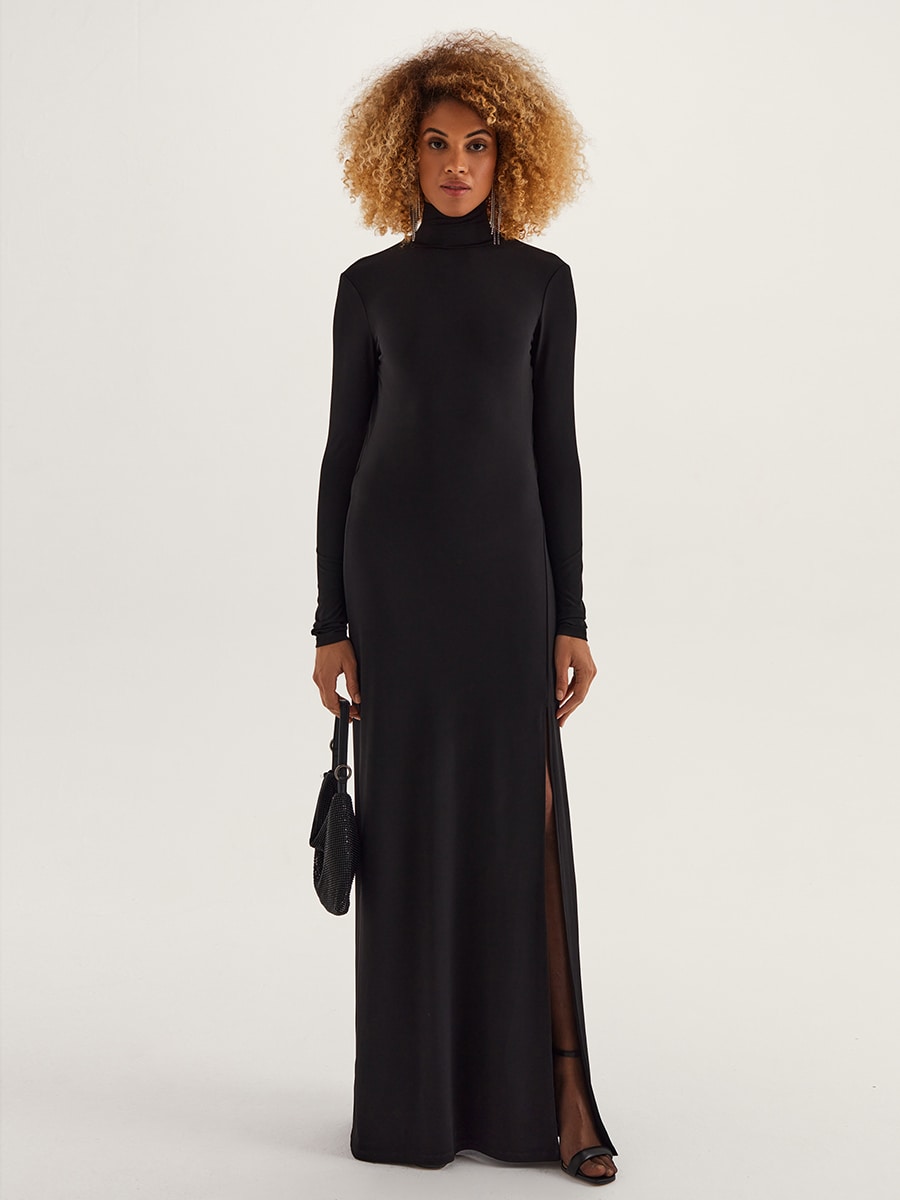 Длинное платье с открытой спиной 1452108534-50 - купить в интернет ...