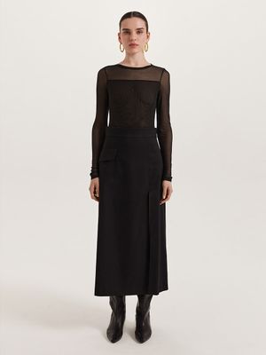 

Полупрозрачная блуза