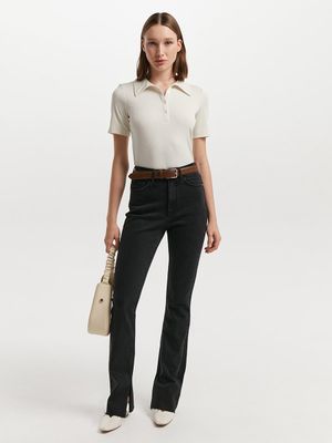 

Джинсы slim flare