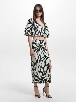 

Юбка с разрезом