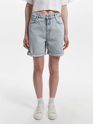 

Джинсовые шорты-бермуды