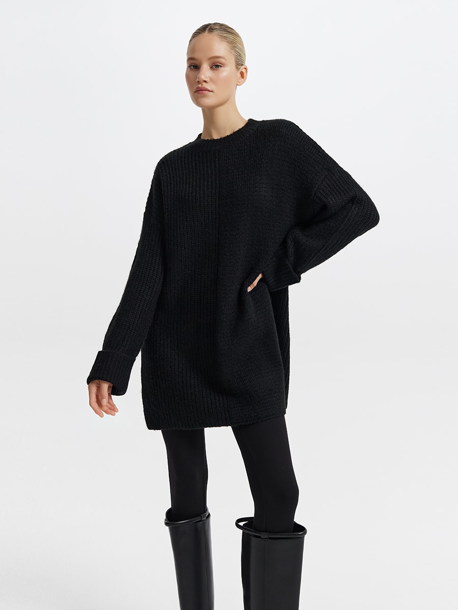 Джемпер из шерсти альпаки