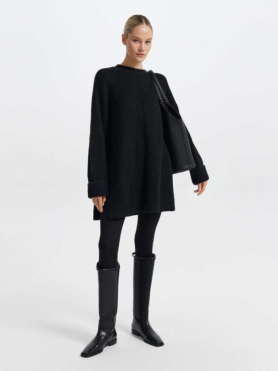 Джемпер из шерсти альпаки