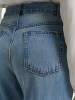 Джинсы Straight с высокой посадкой