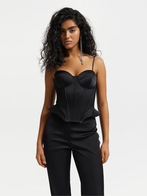 

Корсетный топ-бюстье