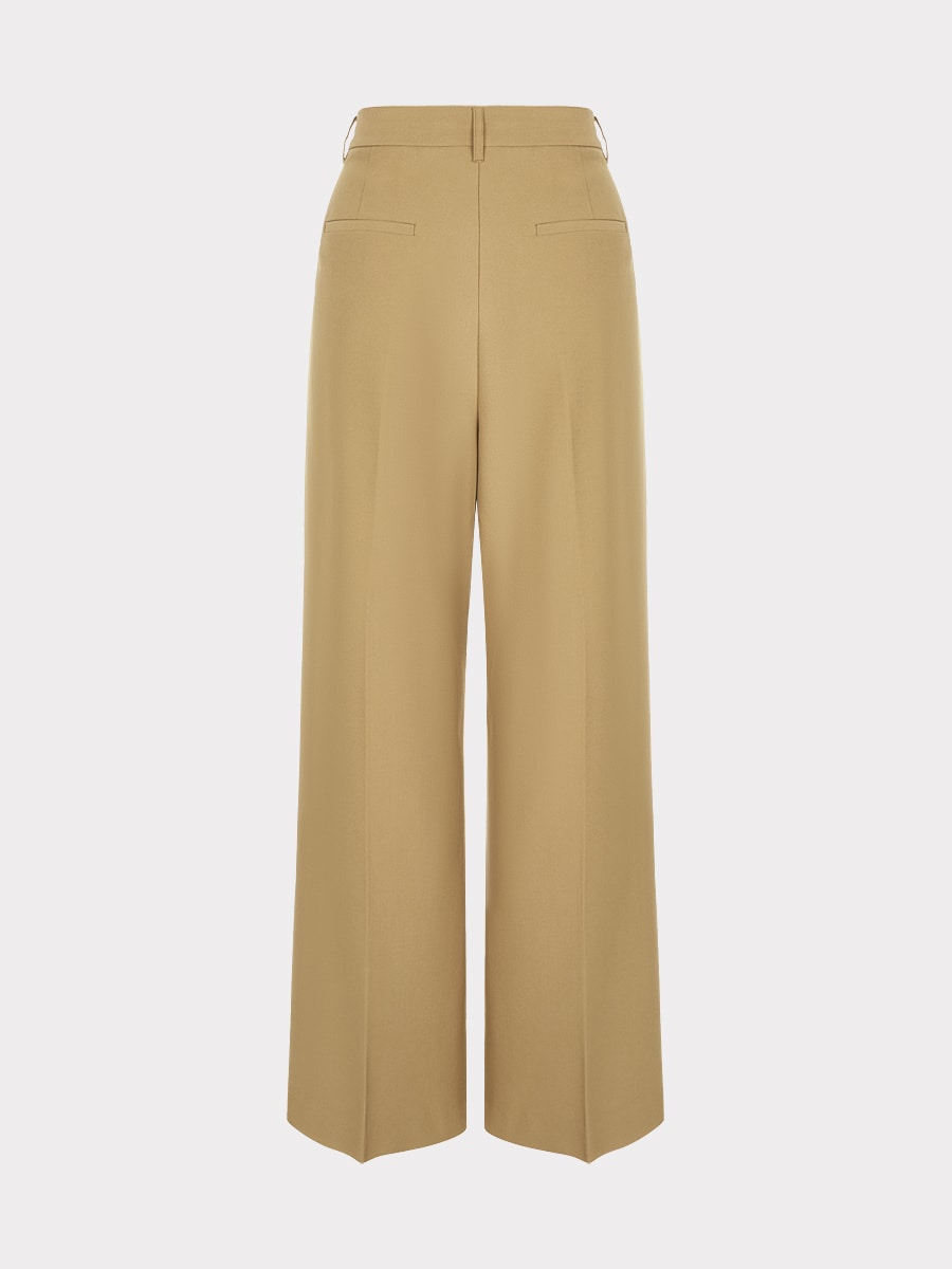 Брюки-палаццо с высокой посадкой