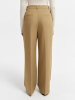 Брюки-палаццо с высокой посадкой