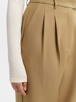 Брюки-палаццо с высокой посадкой