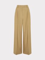 Брюки-палаццо с высокой посадкой