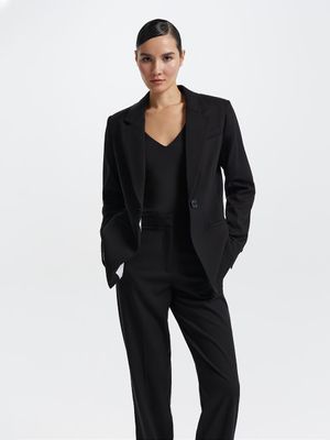 

Жакет из костюмной ткани с шерстью