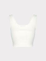 Трикотажный топ на бретелях