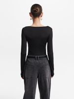 Боди с квадратным вырезом