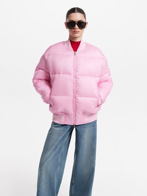 

Стеганый бомбер