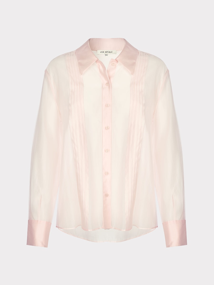 Блузка из полупрозрачной ткани 4153002311-92