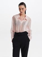 Блузка из полупрозрачной ткани