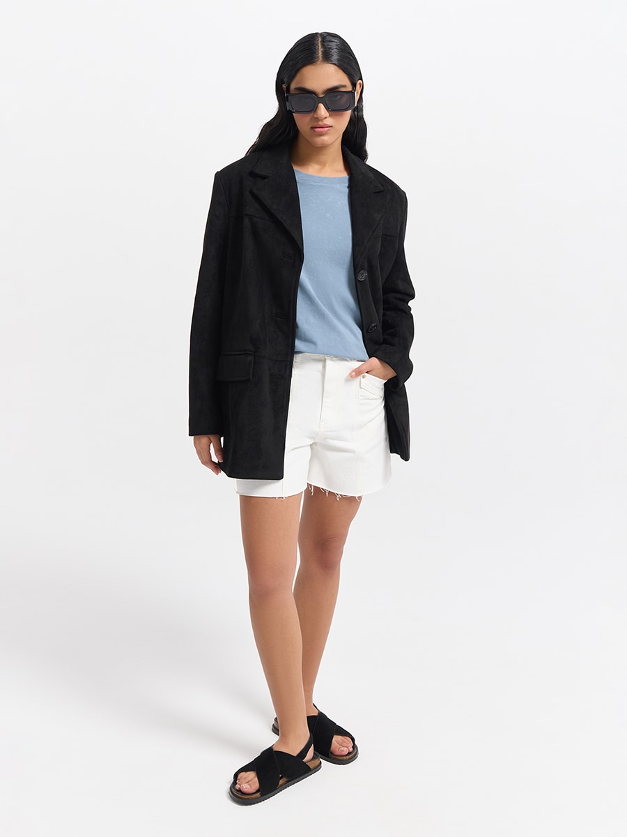 Футболка с вареным эффектом 4153113335-41