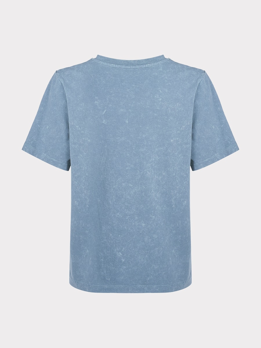 Футболка с вареным эффектом 4153113335-41