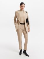 Трикотажный топ с вырезом халтер