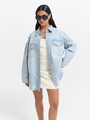 

Блузка джинсовая