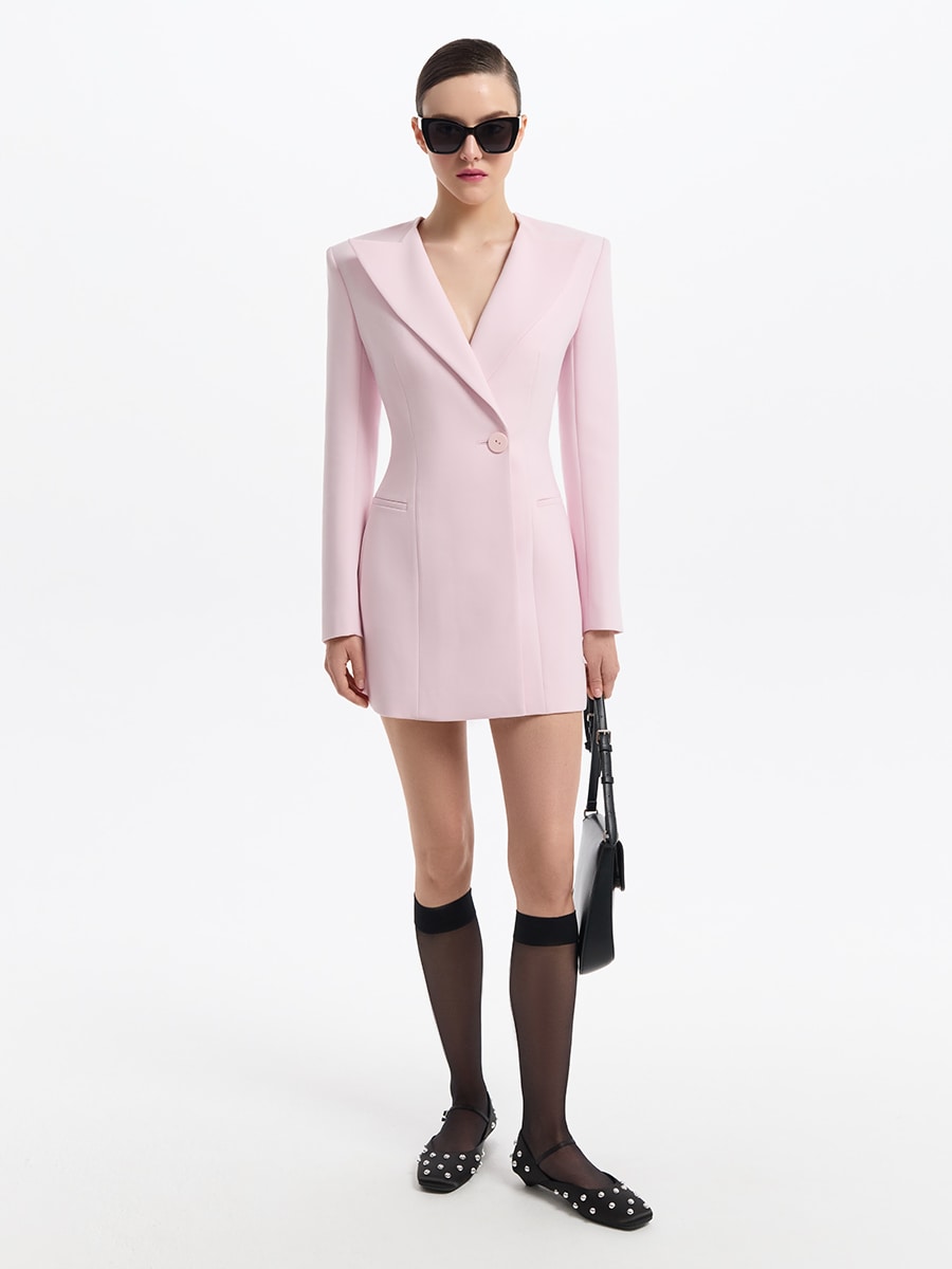 Платье-жакет приталенного кроя