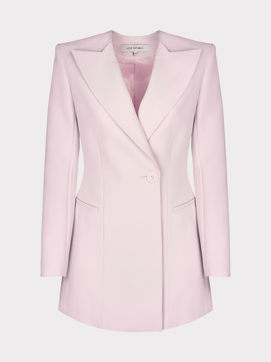 Платье-жакет приталенного кроя