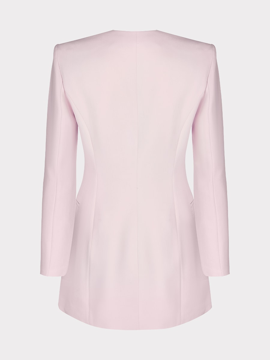 Платье-жакет приталенного кроя