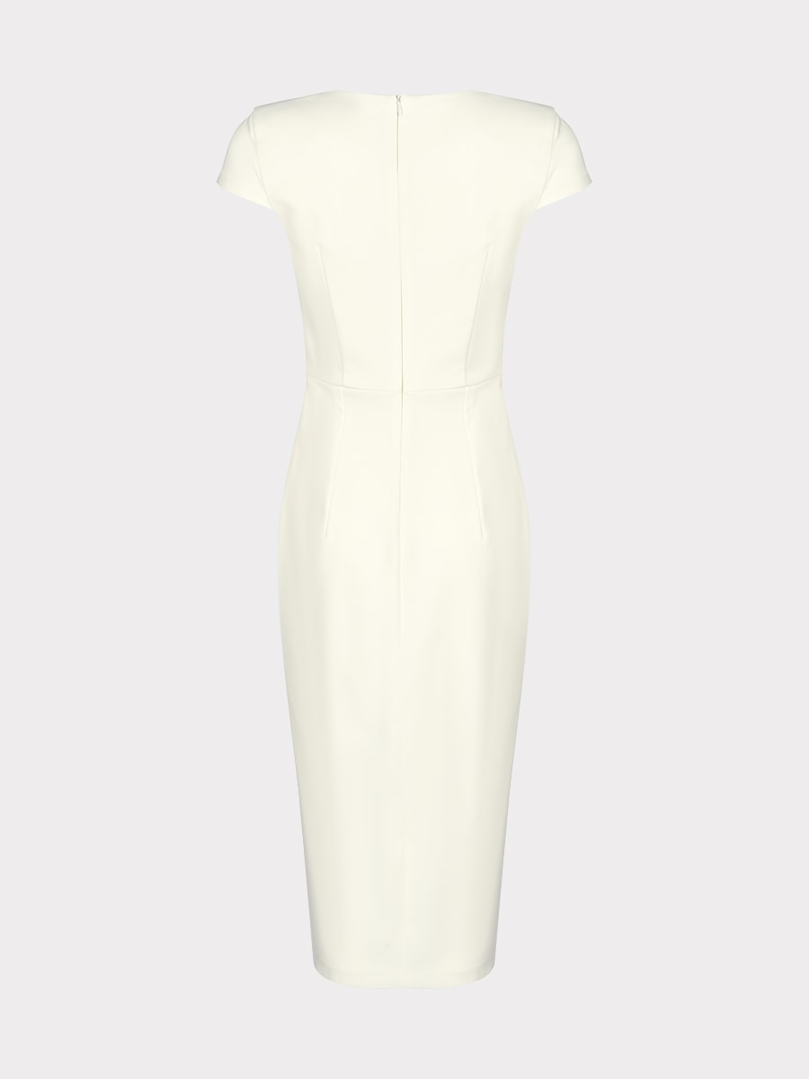 Платье-футляр с разрезом