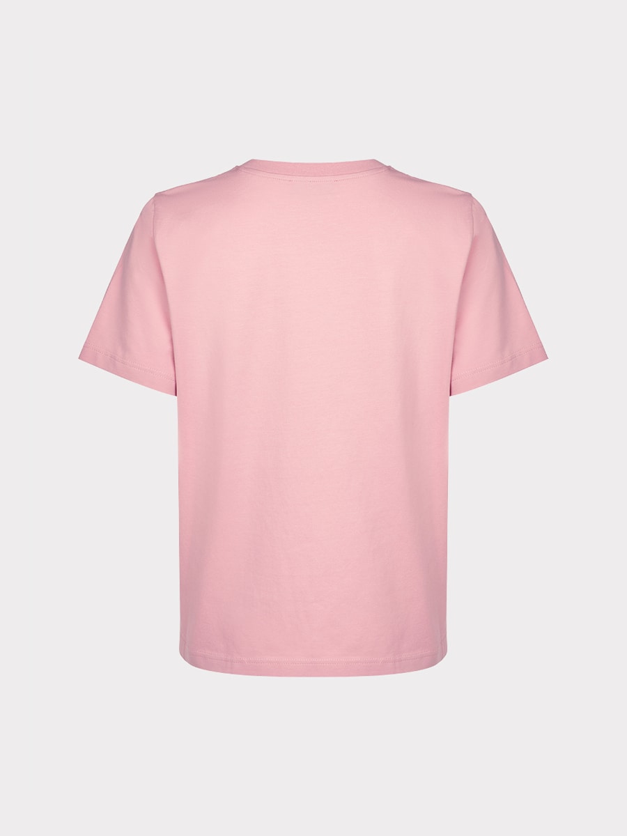 Футболка прямого кроя с принтом 4254125361-97