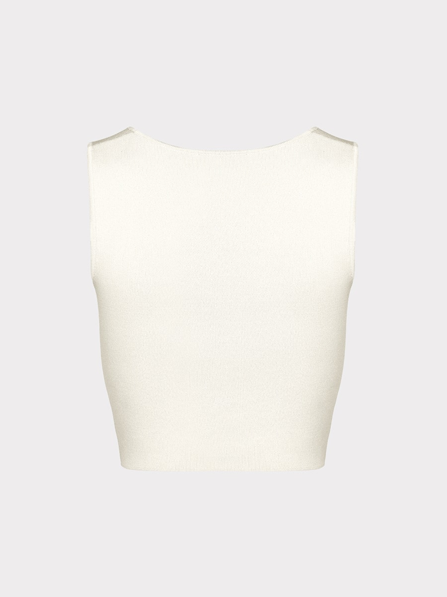 Трикотажный топ на молнии