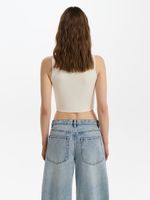 Трикотажный топ на молнии