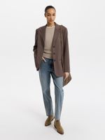 Трикотажный топ на широких бретелях