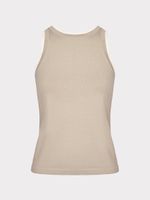 Трикотажный топ на широких бретелях