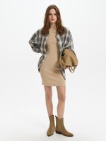 Трикотажное платье мини