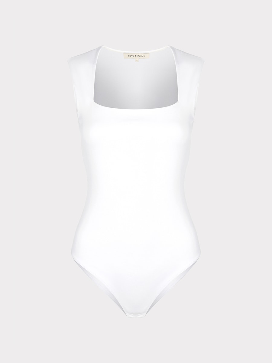 Боди с квадратным вырезом