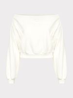 Свитшот с открытыми плечами