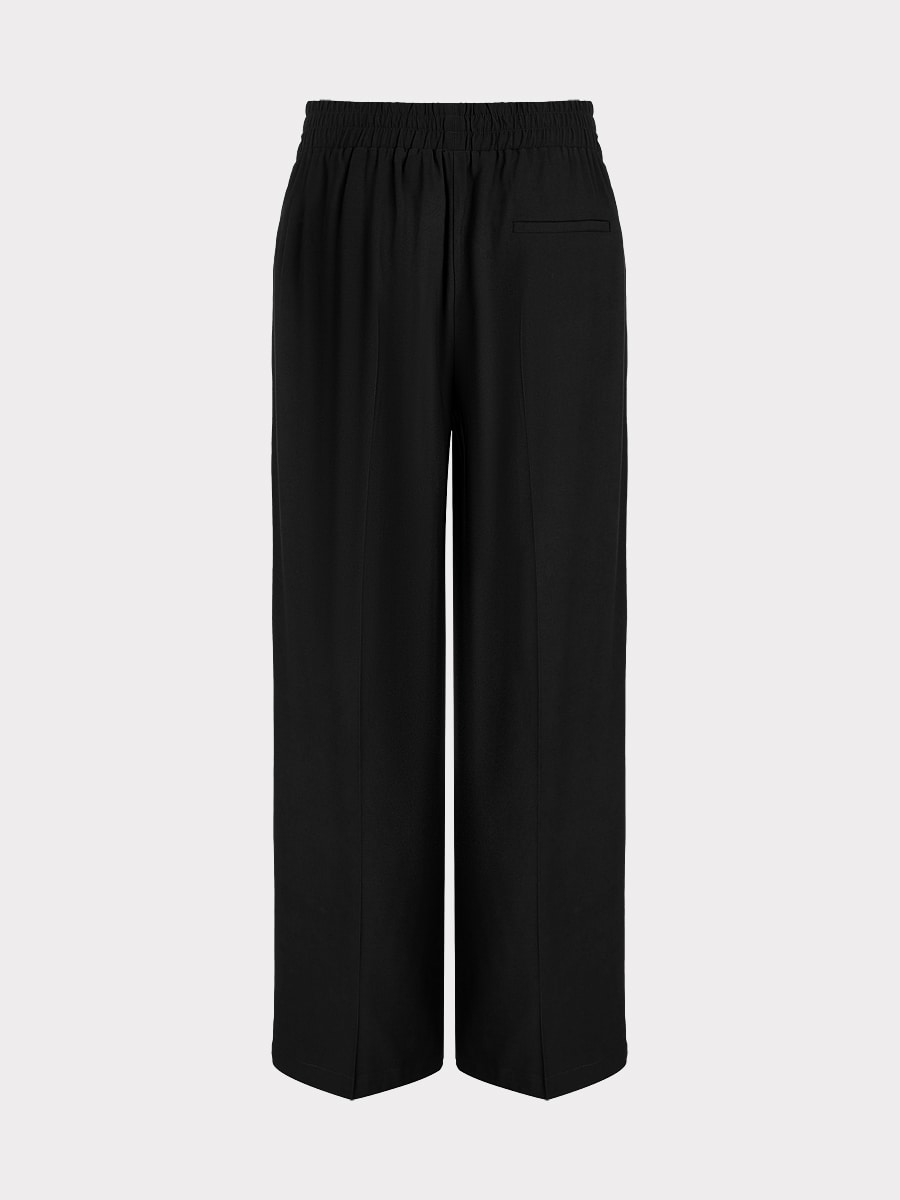 Брюки-палаццо с эластичным поясом