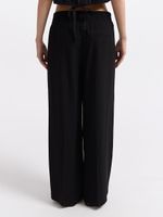 Брюки-палаццо с эластичным поясом