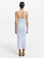 Трикотажное платье на бретелях