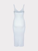 Трикотажное платье на бретелях