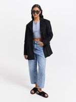 Трикотажный топ на молнии