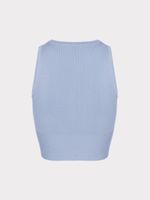 Трикотажный топ на молнии