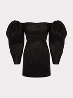 Платье с объемными рукавами