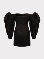 Платье с объемными рукавами