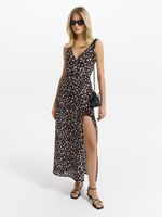 Шифоновое платье с запахом