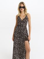 Шифоновое платье с запахом